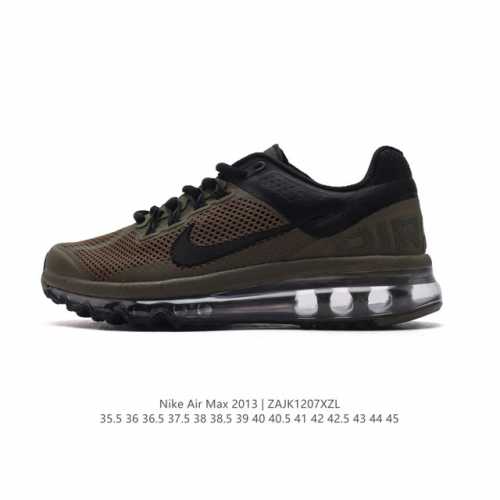 公司级 耐克 Nike Air Max 系列经典人气单品强势回归。Nike Air Max 2013 男女子气垫运动鞋 厚底增高跑步鞋，延续以往的时尚格调和运动