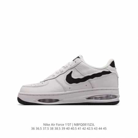耐克 Nike Air Force 1 ’07 空军一号 气垫低帮百搭休闲运动板鞋。柔软、弹性十足的缓震性能和出色的中底设计，横跨复古与现代的外型结合，造就出风 - 点击图像关闭