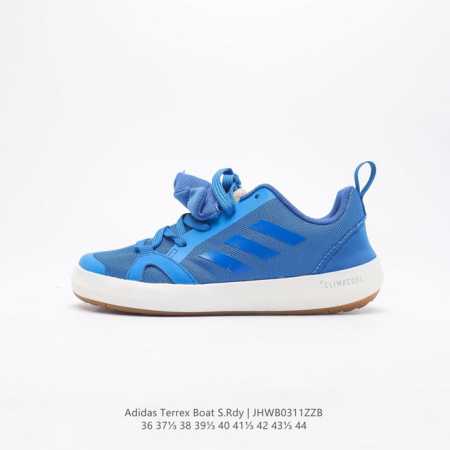 adidas 阿迪达斯正品terrex Boat 涉水鞋 男女子经典运动休闲鞋 户外运动鞋 这款户外鞋,力求在炎热的季节让你保持凉爽。鞋面采用climacool - 点击图像关闭