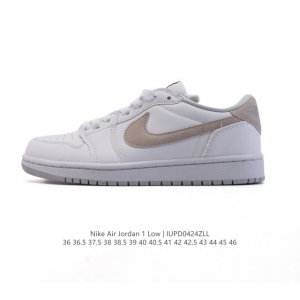 耐克 乔丹Air Jordan 1 Low Aj1 乔1 乔丹1代Aj1 低帮复古文化休闲运动篮球鞋，从1985 年面世的元年款汲取设计灵感，采用简洁大方的经典