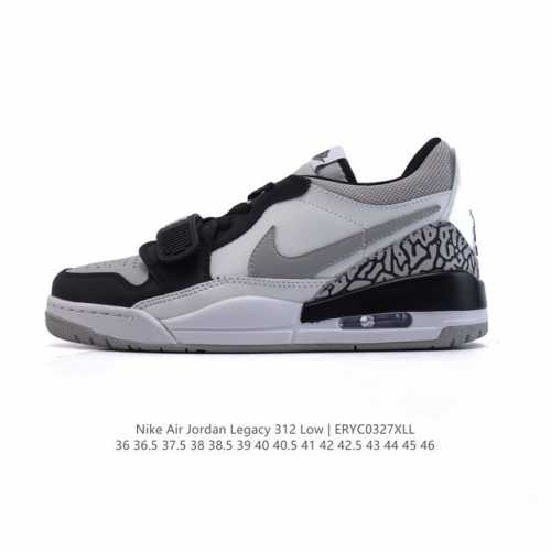 260 【公司级】耐克 Aj 乔丹 Air Jordan Legacy 312 低帮运动鞋 Aj312 乔312百搭篮球鞋 酷炫混搭，谁人不爱？Air Jord