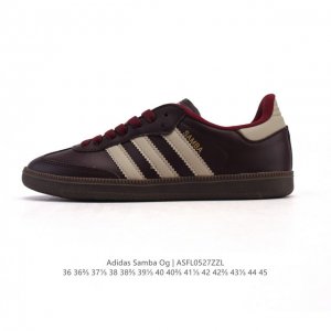 公司级 阿迪达斯 德训鞋 Adidas Originals Samba Og Shoes 经典运动鞋小白鞋 T头鞋 男女鞋 彰显休闲摩登风情的时尚经典鞋 它诞生