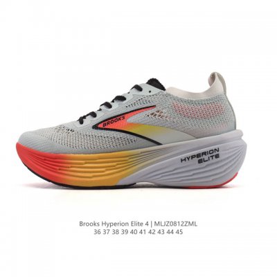 新品公司级 独家新款 布鲁克斯 Brooks 龙卷风Hyperion Elite 4Pb碳板跑鞋 老爹鞋 厚底增高缓震慢跑鞋，Brooks Hyperion E