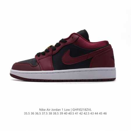 耐克 乔丹Air Jordan 1 Low Aj1 乔1 乔丹1代Aj1 低帮复古文化休闲运动篮球鞋。从1985 年面世的元年款汲取设计灵感，采用简洁大方的经典 - 点击图像关闭