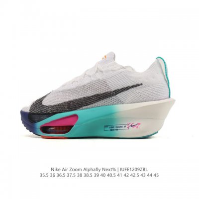 公司级 耐克 Nike Air Zoom Alphafly Next% 3代 马拉松三代 原标原盒真碳纤维 真Zoom X 气垫正确版型！鞋面采用更轻质更透气的