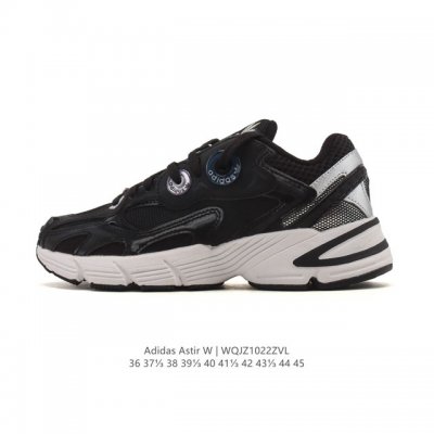 阿迪达斯 Adidas Original Astir 耐磨复古运动休闲鞋 厚底增高老爹鞋，鞋款灵感来自2000年代的跑步款式 ，鞋面和超大号孔眼进行更新复古色系