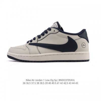 公司级 真标 耐克 Nike Air Jordan 1 Low Og Sp Military Blue Aj1乔1倒勾 2025年新款 蛇年新款 低帮篮球鞋 A