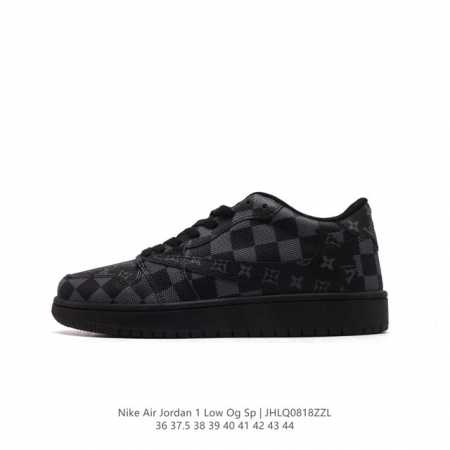 耐克 Nike Air Jordan 1 Low Og Sp Military Blue Aj1乔1 倒勾 路易威登联名 低帮篮球鞋 Aj1 乔丹1代 Aj1 - 点击图像关闭