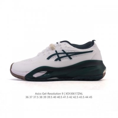 公司级 Asics亚瑟士新款Gel-Resolution 9 2E 稳定灵活宽楦网球鞋训练比赛专业网球运动鞋。亚瑟士Gel Resolution 9 是一款为快