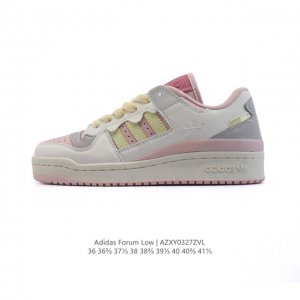 180 adidas/阿迪达斯 三叶草 Forum Low 女运动鞋 摩登演绎篮球风的经典鞋。英文的“Forum”，是进行表达的场所，在这里，可以释放自己的热情