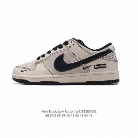 公司级 耐克 Nike Dunk Low Retro 运动鞋复古板鞋。作为 80 年代经典篮球鞋款，起初专为硬木球场打造，后来成为席卷街头的时尚标杆，现以经典细 - 点击图像关闭