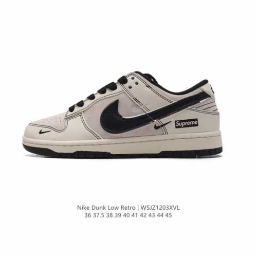 公司级 耐克 Nike Dunk Low Retro 运动鞋复古板鞋。作为 80 年代经典篮球鞋款，起初专为硬木球场打造，后来成为席卷街头的时尚标杆，现以经典细