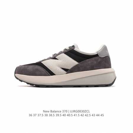 公司级new Balance Nb370 新百伦织物层牛皮防滑减震透气舒适耐磨减震低帮轻休闲鞋 厚底增高运动板鞋。 货号: U370Ah 尺码: 36 37 3 - 点击图像关闭