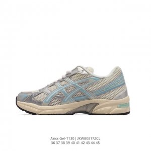 asics 亚瑟士 新款情侣健步减震复古鞋gel-1 男女时尚透气运动潮流耐磨休闲鞋 。选用网眼与皮革相接，复古而富有层次感。网布搭配银色金属感线条，虎爪 Lo