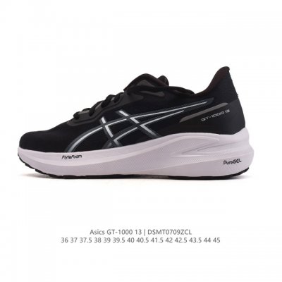 亚瑟士Asics Gt- 0 13代 男女款鞋黑武士稳定支撑缓震运动鞋跑步鞋 舒适透气低帮运动鞋轻质缓震支撑抗训练运动鞋 尺码：36-45含半码 编码：Dsmt