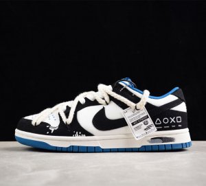Nk Dunk Low Retro Industrial Blue 水洗牛仔 涂鸦 Sb绑带低帮休闲板鞋 Dv0834-101 尺码 36 36 5 37 5