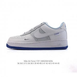 耐克 Nike Air Force 7 Low 2025新年新款 空军一号含气垫 小白鞋 低帮百搭厚底增高休闲运动板鞋。柔软、弹性十足的缓震性能和出色的中底设计