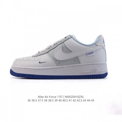 耐克 Nike Air Force 7 Low 2025新年新款 空军一号含气垫 小白鞋 低帮百搭厚底增高休闲运动板鞋。柔软、弹性十足的缓震性能和出色的中底设计