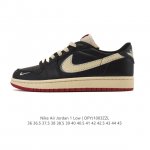 耐克 乔丹Air Jordan 1 Low Aj1 乔1 乔丹1代Aj1 低帮复古文化休闲运动篮球鞋。该鞋款从 1985 年元年款汲取设计灵感，焕新演绎简约经典