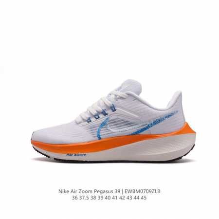 耐克 登月39代 Nike Air Zoom Pegasus 39 耐克飞马跑步鞋时尚舒适运动鞋。采用直观设计，不论训练还是慢跑，皆可助你提升跑步表现。轻薄鞋面 - 点击图像关闭