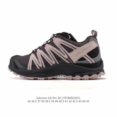 公司级 Salomon萨洛蒙 Xa pro 3D 户外运动 网布减震防滑透气 低帮跑步鞋 男女同款款运动鞋 沙场灰#萨洛蒙Xapro3D 大面积的织物材质让质感 - 点击图像关闭