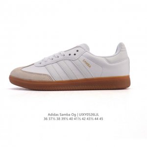 阿迪达斯 德训鞋 Adidas Originals Samba Og Shoes 经典运动鞋小白鞋 T头鞋 男女鞋 彰显休闲摩登风情的时尚经典鞋 它诞生于50年