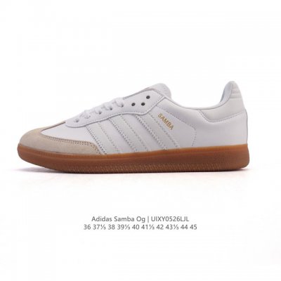 阿迪达斯 德训鞋 Adidas Originals Samba Og Shoes 经典运动鞋小白鞋 T头鞋 男女鞋 彰显休闲摩登风情的时尚经典鞋 它诞生于50年