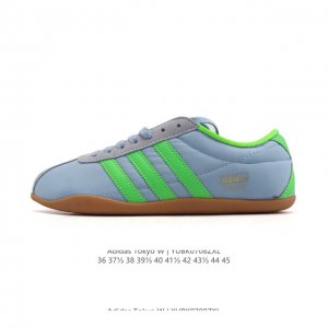 阿迪达斯 Adidas Originals Tokyo 经典舒适 防滑耐磨 低帮 板鞋 男女款 蓝色一双封神｜复古薄底鞋美到犯规啦薄底鞋是今年的流行趋势，这双T