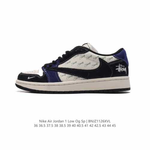 公司级 真标 耐克 Nike Air Jordan 1 Low Og Sp Military Blue Aj1乔1 倒勾低帮篮球鞋 Aj1 乔丹1代 Aj1 乔