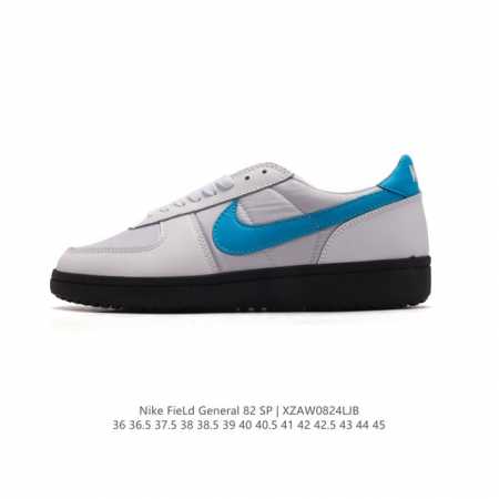 耐克烽火nike Field General 82 Sp 低帮复古篮球鞋 这款专为烤架战士设计的运动鞋采用 1982 年经典的白 红 黑配色，采用皮革和弹道尼龙 - 点击图像关闭