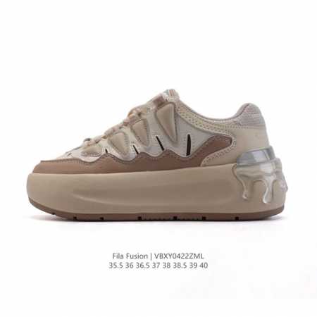 公司级 斐乐 女款老爹鞋 Fila Fusion 厚底增高百搭运动板鞋 意大利百年经典运动品牌，网红单品 小红书推荐爆款 Fila斐乐新款小白鞋斐乐潮牌文化街头 - 点击图像关闭