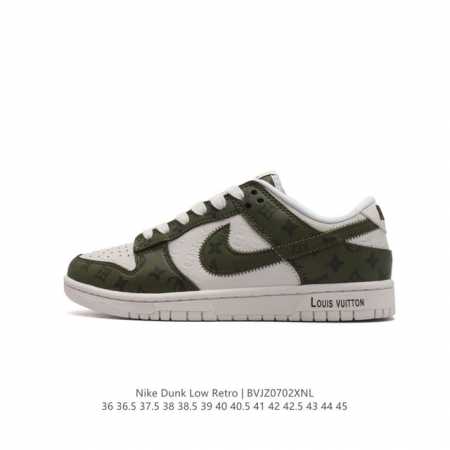 公司级LV x Nike Dunk Low 浮雕白绿印花 此款主张打破传统的工业化流水线设计限制，以Made by ideas的超级创意为理念，集结众多潮流设计 - 点击图像关闭
