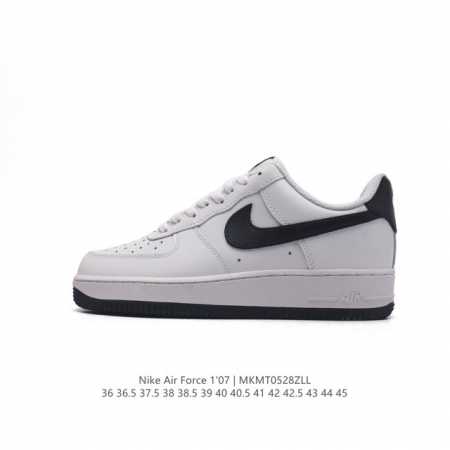 耐克 Nike Air Force 1 '07 Low 空军一号含气垫 低帮百搭厚底增高休闲运动板鞋。柔软、弹性十足的缓震性能和出色的中底设计，横跨复古与现代的 - 点击图像关闭