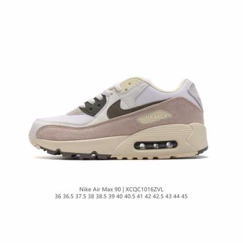 Nike耐克运动鞋 Air Max 90 健身运动跑鞋休闲鞋 复古风十足！Air Max 90 作为 Nike 旗下最经典的鞋型之一，凭借着百搭的造型，获得众多