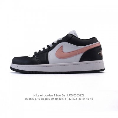耐克 乔丹Air Jordan 1 Low Aj1 乔1 乔丹1代Aj1 低帮复古文化休闲运动篮球鞋。从1985 年面世的元年款汲取设计灵感，采用简洁大方的经典