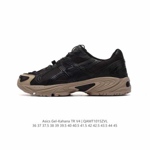 Asics Gel-Kahana Tr V4 亚瑟士户外运动鞋户外运动鞋 脚感非常好透气 户外登山鞋，这双鞋极具户外运动风格设计，大底与中底采用了ahar耐磨橡