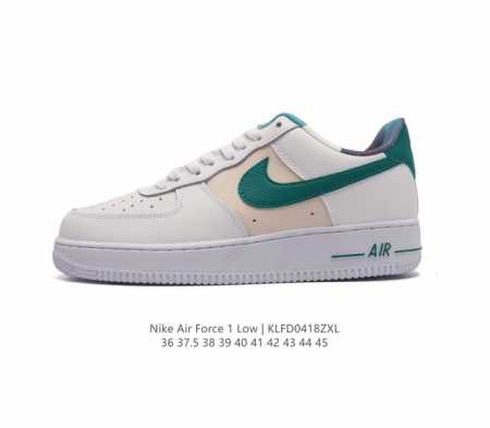 耐克 Nike Air Force 1 '07 Low 空军一号含气垫 低帮百搭厚底增高休闲运动板鞋。柔软、弹性十足的缓震性能和出色的中底设计，横跨复古与现代的 - 点击图像关闭