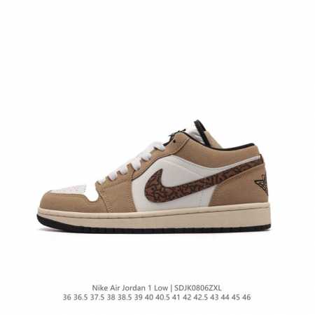 耐克 乔丹air Jordan 1 Low Aj1 乔1 乔丹1代aj1 低帮复古文化休闲运动篮球鞋。从 5 年面世的元年款汲取设计灵感，采用简洁大方的经典外观 - 点击图像关闭