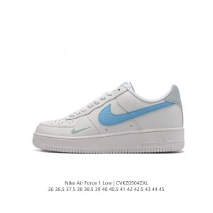 耐克 Nike Air Force 1 '07 Low 空军一号含气垫 低帮百搭厚底增高休闲运动板鞋。柔软、弹性十足的缓震性能和出色的中底设计，横跨复古与现代的