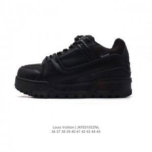公司级 Louis Vuitton 路易威登 原装进口皮革鞋面材质，原装一致tpr光泽组合鞋底，耐弯折滴塑支持片，鞋垫嵌入超软脚感乳胶材质驴的篮球鞋,Virgi