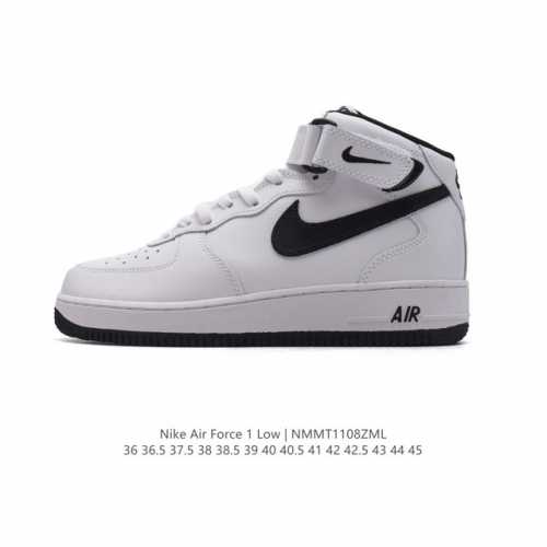 公司级 Nk Air Force 7 Mid AF1耐克 空军一号 AF1 中帮 魔术贴 厚底增高运动板鞋 原楦头原纸板 打造纯正空军版型。专注外贸渠道 全掌内