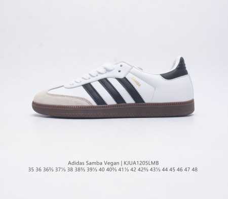 Adidas 阿迪达斯 男女运动鞋 三叶草sambavegan休闲鞋 德训鞋 复古板鞋经典运动鞋 采用环保设计的焕新adidas Samba经典鞋,力求伴你前行 - 点击图像关闭