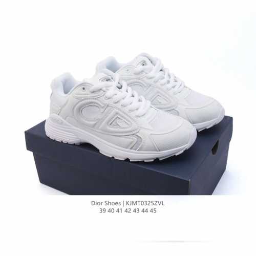 180 dior 迪奥 高奢品牌 彰显高级气质 Dior 运动鞋低帮系列复古休闲鞋时尚慢跑鞋厚底老爹鞋圆头系带 运动跑鞋 生活休闲鞋 男款 时髦单品 时尚百搭