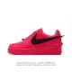 真标 耐克 空军一号 Af1 低帮休闲板鞋 Ambush X Nk Air Force 1'07 Low Sp 空军一号联名标志性的swoosh延伸至鞋跟之外，