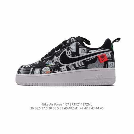 公司级 Af1耐克 Nike Air Force 1 ‘07 Low 空军一号 大友克洋 2024年新年款 厚底增高百搭运动板鞋 原楦头原纸板 打造纯正空军版型 - 点击图像关闭