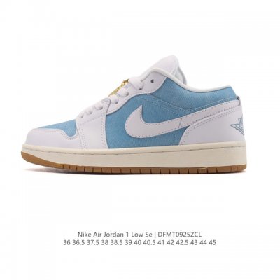 耐克 乔丹Air Jordan 1 Low Aj1 乔1 乔丹1代Aj1 低帮复古文化休闲运动篮球鞋。该鞋款从 1985 年元年款汲取设计灵感，焕新演绎简约经典