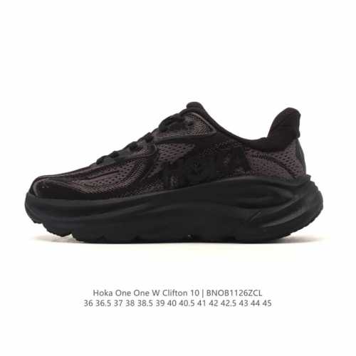 新款 Hoka One One 推出升级 Clifton 10 克利夫顿10代 男女士休闲跑步鞋轻量缓震运动鞋。Hoka One One的Clifton克利夫顿