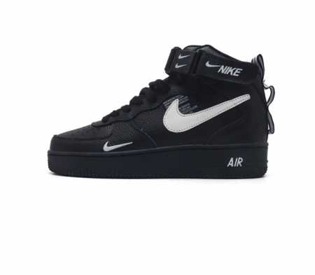 耐克 Nike Air Force 1 07 空军一号 Af 1 高帮 魔术贴 厚底增高百搭 休闲运动板鞋 柔软 弹性十足的缓震性能和出色的中底设计 横跨复古与 - 点击图像关闭