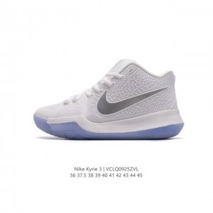 耐克 Nike Kyrie 3 男女子运动气垫缓震篮球鞋 欧文篮球鞋系列 耐克 Nike 耐克kyrie3 欧文三代篮球鞋 货号：852396-103 尺码：3