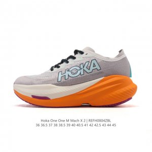 公司级 全新升级的Hoka Mach X 2 运动跑步鞋 Hok鞋款，真的是跑步和日常穿搭的双重享受！这款鞋不仅在路跑竞训领域表现出色，日常穿着也非常舒适，颜值